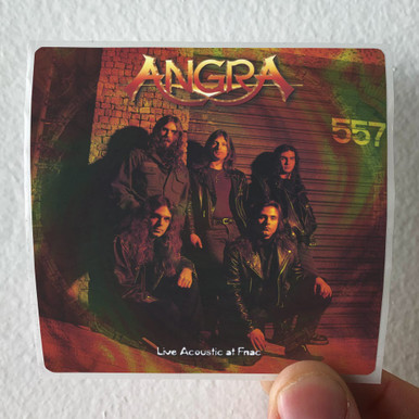 Angra Live Acoustic At Fnac Album Cover Sticker