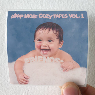 ASAP Mob Cozy Tapes Vol 1 Friends Album Cover Sticker