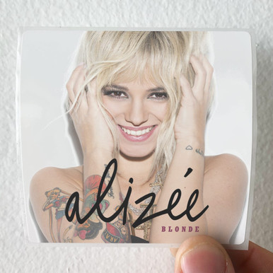 Alizee Blonde Album Cover Sticker