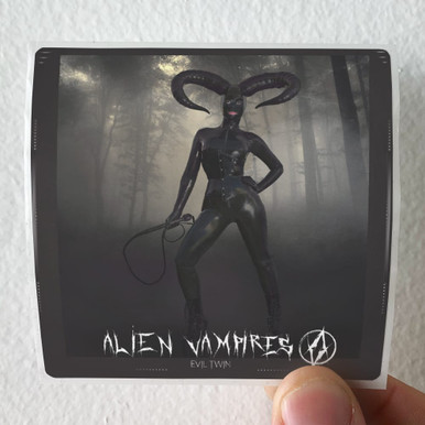 Alien Vampires Evil Twins Album Cover Sticker