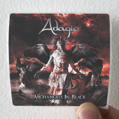 Adagio Archangels In Black Album Cover Sticker