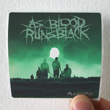 As Blood Runs Black Allegiance Album Cover Sticker