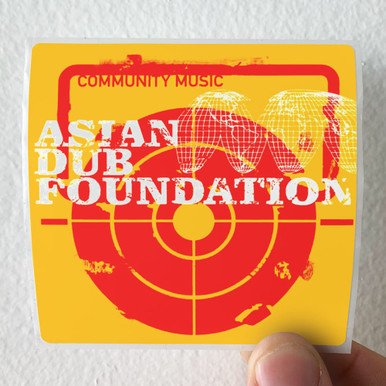 Asian Dub Foundation Community Music 1 Album Cover Sticker