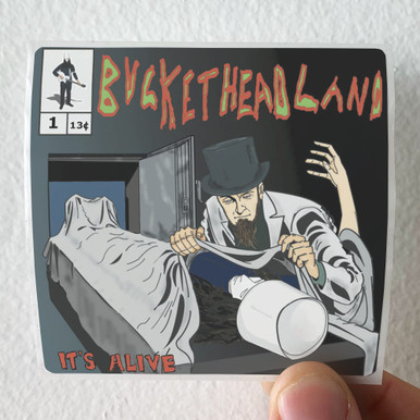 Buckethead Its Alive Album Cover Sticker