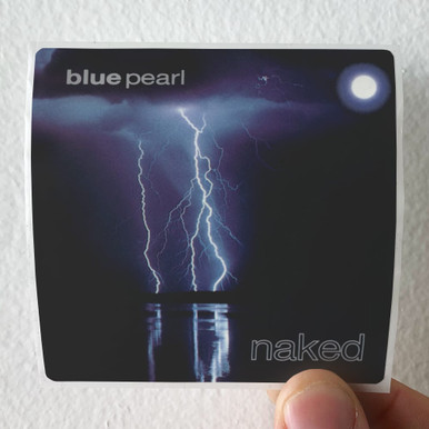 Blue Pearl Naked Album Cover Sticker