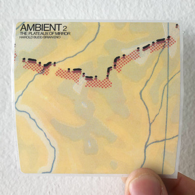 Brian Eno Ambient 2 The Plateaux Of Mirror Album Cover Sticker