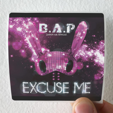 BAP Excuse Me Album Cover Sticker