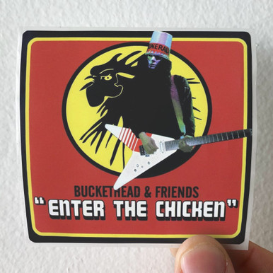 Buckethead and Friends Enter The Chicken Album Cover Sticker