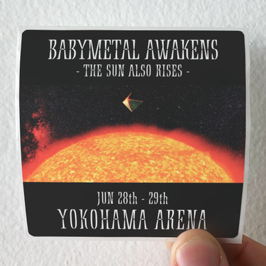 BABYMETAL Babymetal Awakens The Sun Also Rises Album Cover Sticker