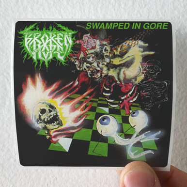 洋楽 Broken hope /swamped in gore Broken Hope Swamped In Gore Album Cover Sticker