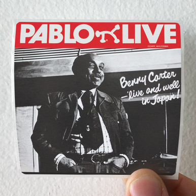 Benny Carter Live And Well In Japan Album Cover Sticker