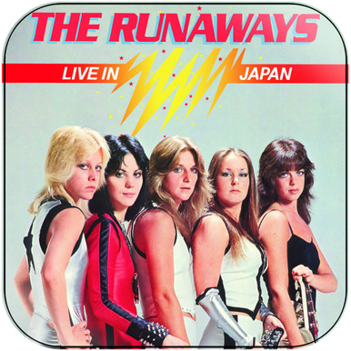 The Runaways live in japan Album Cover Sticker Album Cover Sticker