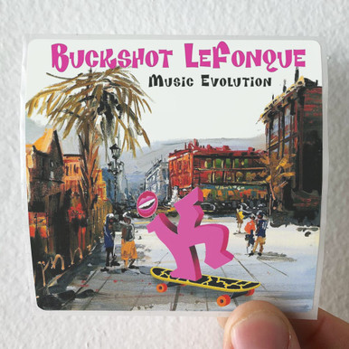 Buckshot LeFonque Music Evolution Album Cover Sticker