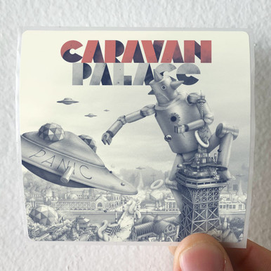 Caravan Palace Panic Album Cover Sticker