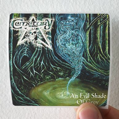 Cemetary An Evil Shade Of Grey Album Cover Sticker