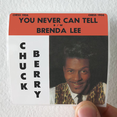 Chuck Berry You Never Can Tell Too Booped To Pop Album Cover Sticker