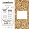 40 oz. Bag Gluten Free Steel Cut Oats. 100% whole grain, natural steel cut oats for a heartier healthy start to your day or for use in your favorite recipes.  Certified organic, gluten free, and non-GMO.