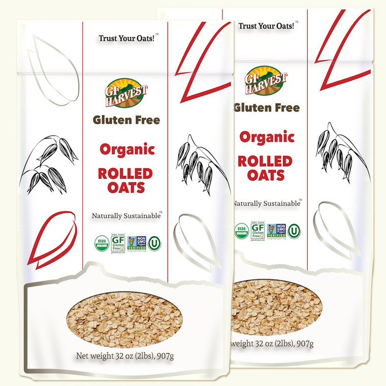 Certified organic, gluten free, and non-GMO.  100% whole grain, organic rolled oats for a heart healthy start to your day or for use in your favorite recipes.