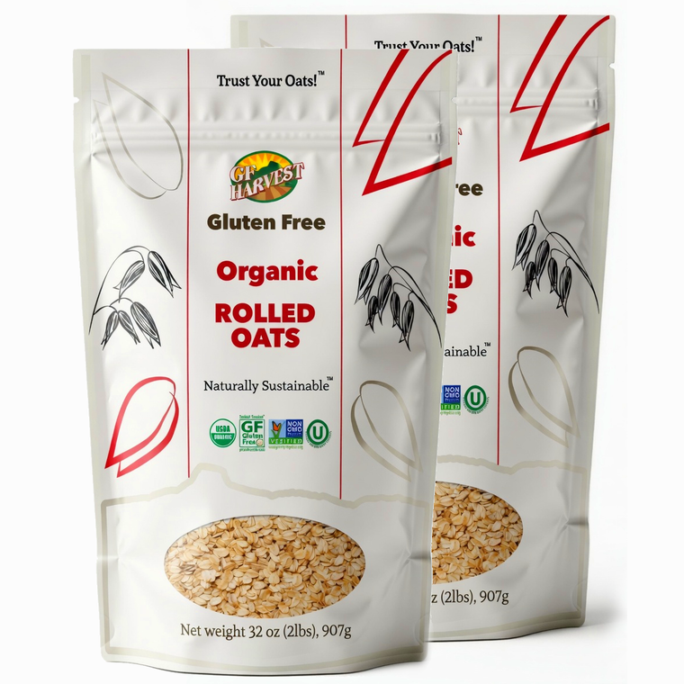 Certified organic, gluten free, and non-GMO.  100% whole grain, organic rolled oats for a heart healthy start to your day or for use in your favorite recipes.