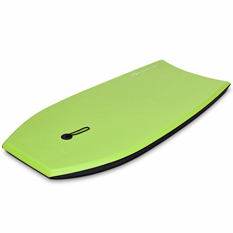 Super Surfing  Lightweight Bodyboard with Leash-M - Color: Green - Size: M D681-OP70252-M