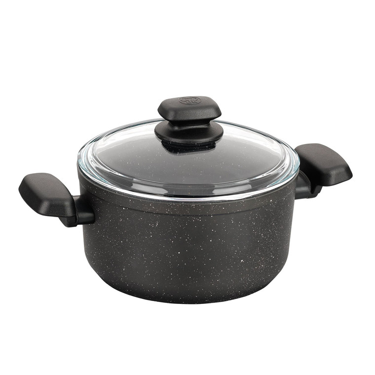 Korkmaz Ornella 2 Piece 3 Liter Aluminum Nonstick Casserole Dish with Lid D970-A1341