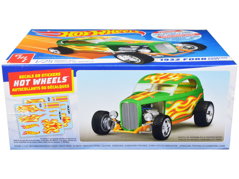 Skill 2 Model Kit 1932 Ford Phantom Vicky "Hot Wheels" 1/25 Scale Model by AMT F977-AMT1313M