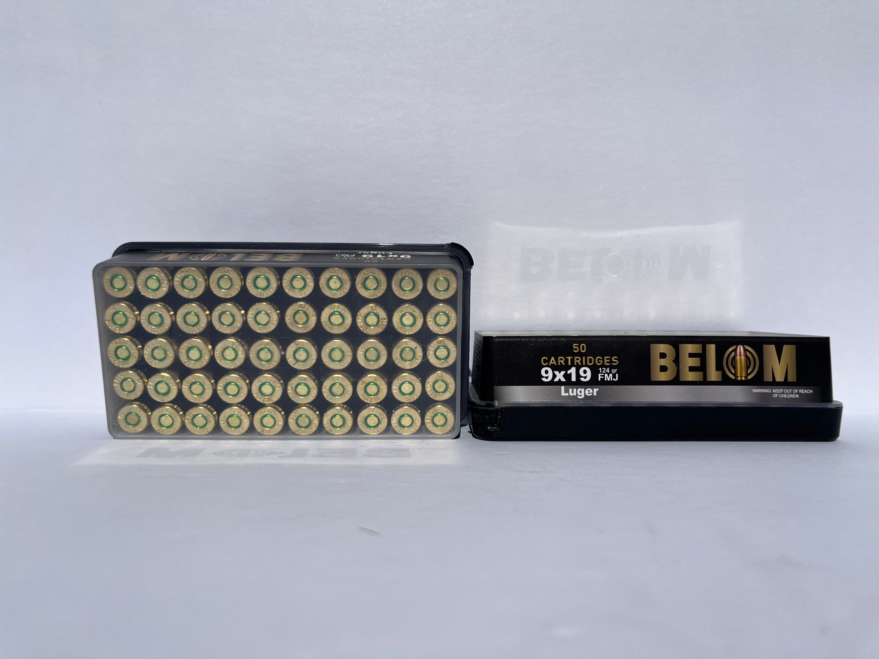 50 rounds Belom 9mm 124gr