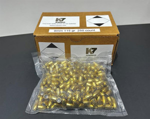 K7 Ammo - 9mm projectiles - 115gr - 250 Count K7 Ammo - 9mm projectiles - 115gr - 250 Count