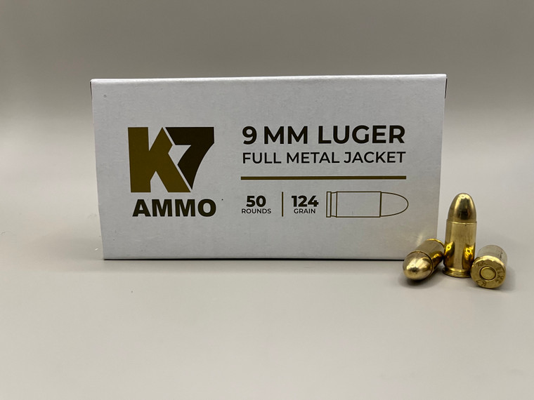 9mm 124gr FMJ 350 rds