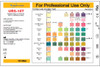 URS 10 Panel Urine Reagent Strips from Healgen Scientific HURS-10T  Color Chart