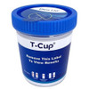 12 Panel SAFElife™ T-Cup® Vacutainer Type Lid Drug Test Cup, CLIA Waived TDOA-6125V