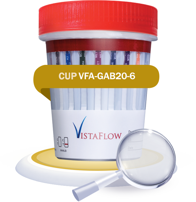 18 Panel TCup® Compact Drug Test Cup with ETG, FTY, TRA, K2, KRA, 25