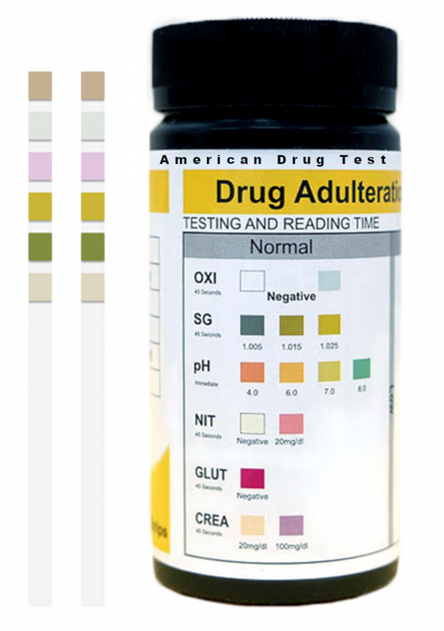 6 Way Test Strips Color Chart