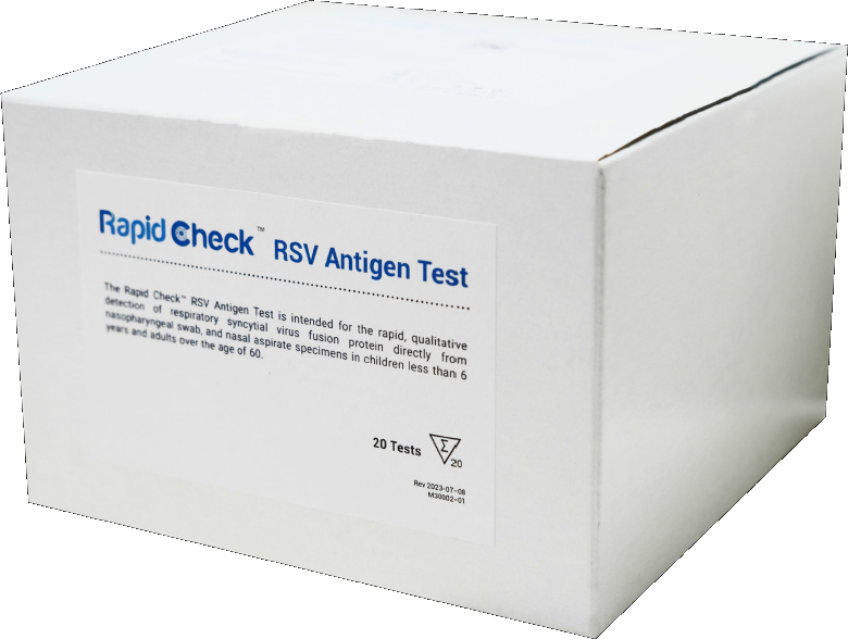 Rapid Check™ Respiratory Syncytial Virus RSV Antigen Test, CLIA Waived
