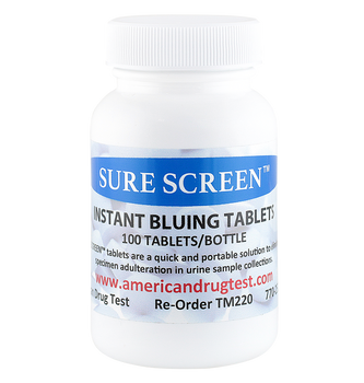 American Drug Test Sure Screen Instant Bluing Tablets TM220 American Drug Test Sure Screen Instant Bluing Tablets TM220