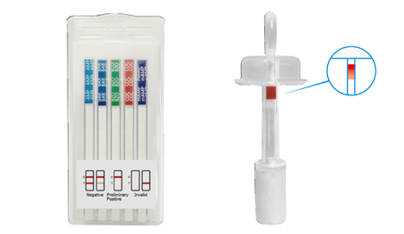 5 Panel T-Cube Oral Saliva Drug Saturation Indicator