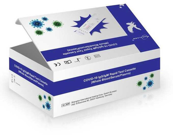 Healgen Corona Virus Covid-19 Rapid Antibody Test Kit 25/Box