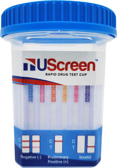 UScreen 10 Panel Drug Test Cup, CLIA Waived # USSCUP-10M