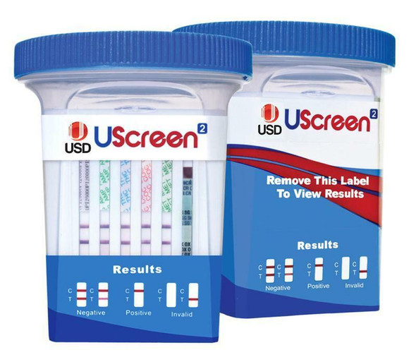 USCREEN DRUG TEST CUP 12-PANEL CLIA WAIVED