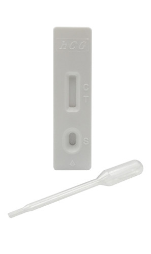 One step hCG urine test cassette used for qualitative pregnancy testing