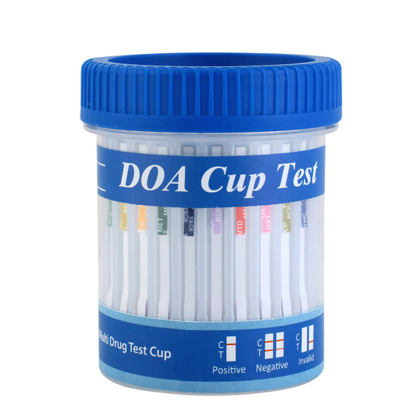 Assure Tech 12 panel  Drug Test Cup with ETG300- strips visible