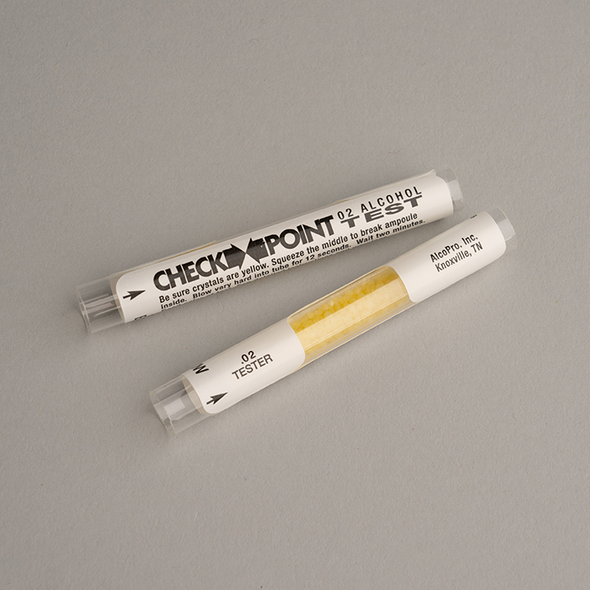 CheckPoint Alcohol Breath Test, 0.02%, 0.04%, 0.05%, or 0.08% BrAC, FDA Approved 100/Box