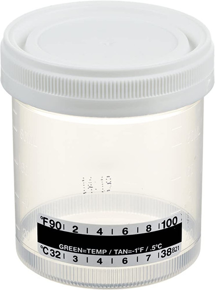 Starplex Scientific  bio-hazardous spills with the proprietary, all plastic, leak-resistant seal of Pretium Plastics Starclick™ 100mL (3 oz.) x 53mm Specimen Containers.  Works with laboratory analyzers containers are ideally suited for urine collection. These stackable, shatter-resistant containers are manufactured from virgin polypropylene and feature the Leak Buster™ system. They are tested at varying pressures, making them ideal for use in various transport systems Item # TC465-T (B1002-YCCNLTS)