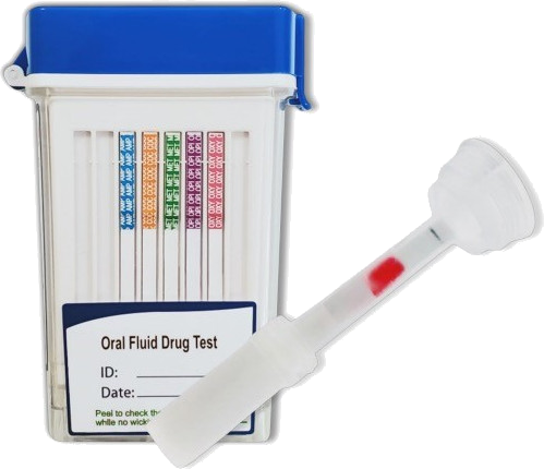 Healgen Scientific Accurate™ Oral SalivaScan Flip Top Cube Drug Test 16 Panel with Alcohol