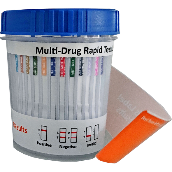 AllTest Multi-Panel Rapid Drug Test Cup, 14 Panel, 25/Box | DOA-1147-A8