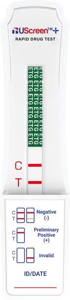 UScreen Plus™ EtG Alcohol Drug Test Dip Card, 300ng/mL, USSDIP-1ETG3, 25/Box