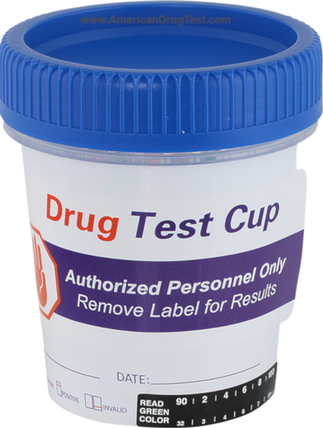 Healgen Scientific 12 Panel CLIA Waived Urine Drug Test Cup from American Drug Test with Label including Adulterants Healgen Scientific 12 Panel CLIA Waived Urine Drug Test Cup from American Drug Test with Label including Adulterants