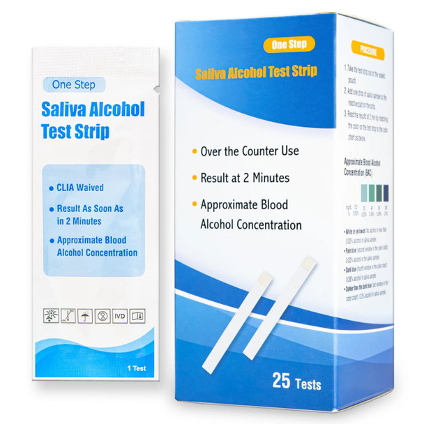Wondfo W53-S-25 Alcohol Saliva Test Strip
