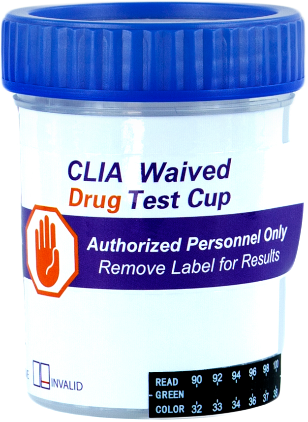 Drug Test Cups for rapid diagnostic testing.
