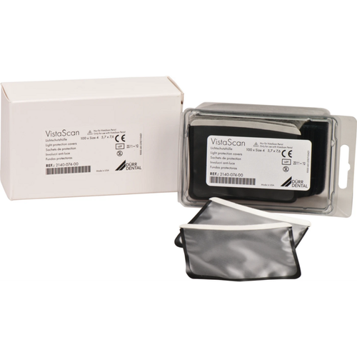 VistaScan Light Protection Covers Plus 100 stk. Størrelse 4 (5,7 x 7,5 cm), for VistaScan Perio
